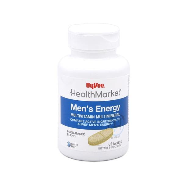 Hy-Vee Healthmarket Men'S Energy Multivitamin Multimineral