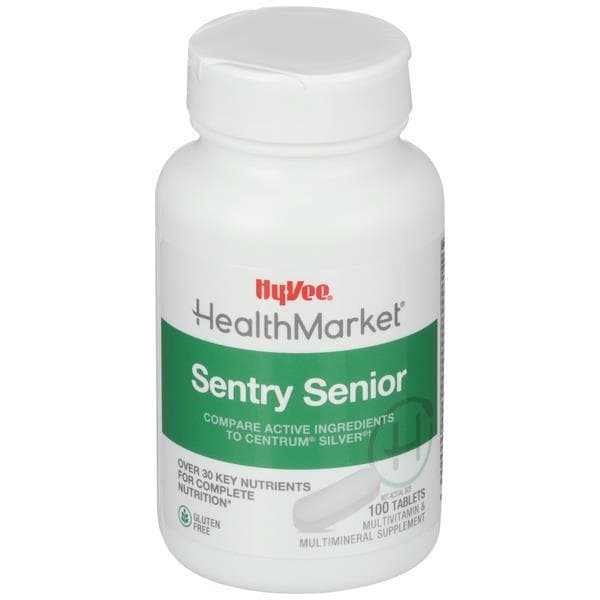 Hy-Vee Healthmarket Sentry Senior Adults 50+ Multivitamin Supplement