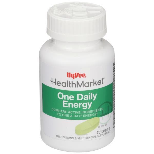 Hy-Vee Healthmarket One Daily Energy Multivitamin/Multimineral Supplement