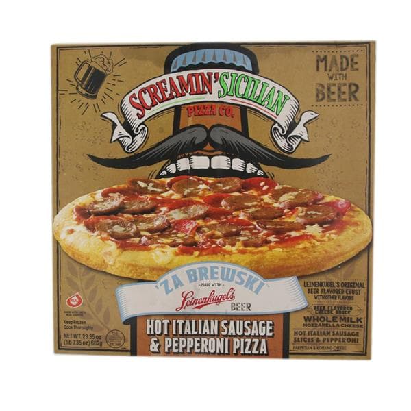 Screamin Sicilian Pizza, Hot Italian Sausage & Pepperoni