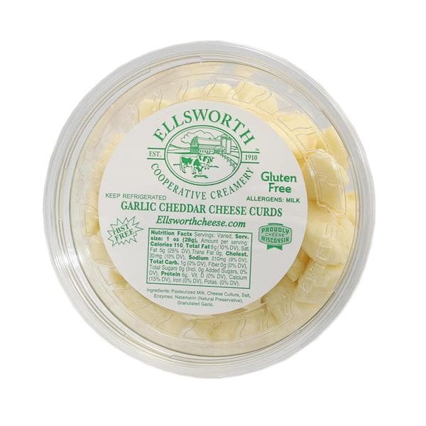 Ellsworth Garlic Flavored Cheese Curds