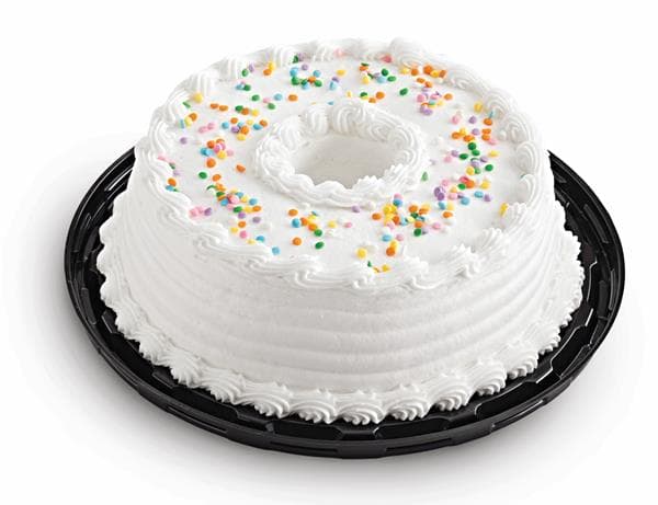 Iced Angel Food Cake