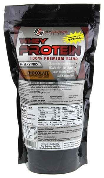 New Solutions Nutrition Whey Protein Chocolate With Stevia