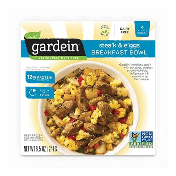 Gardein Stea'K & E'Ggs Breakfast Bowl