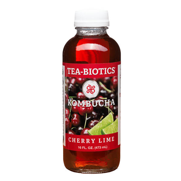 Tea-Biotics Organic Kombucha Cherry Lime