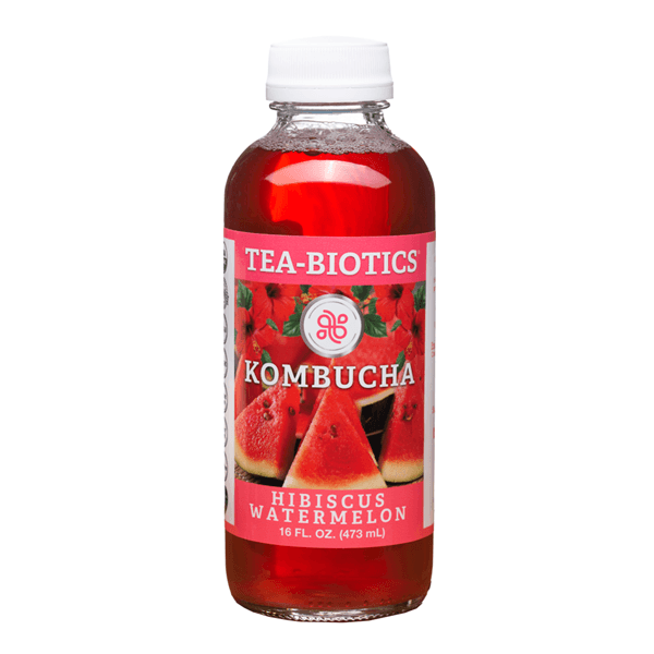 Tea-Biotics Organic Kombucha Hibiscus Watermelon