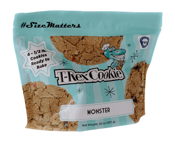 T-Rex Cookie Monster Cookie Dough