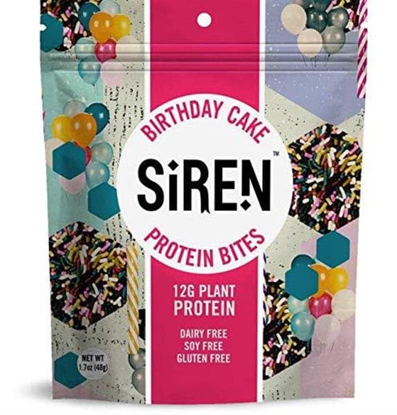 Siren Snacks Birthday Cake Protein Bites
