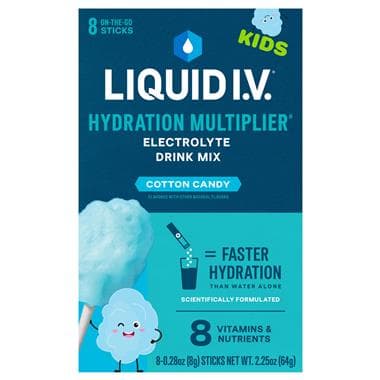 Liquid I.V. Kids Electrolyte Drink Mix, Cotton Candy