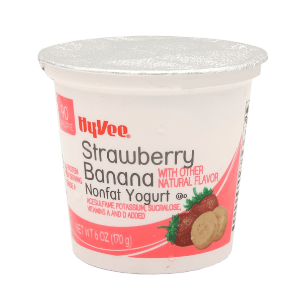 Hy-Vee Light Strawberry Banana Nonfat Yogurt