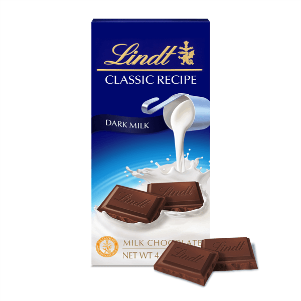 Is it Fish Free? Lindt Classic Recipe Chocolate Bar Dark Milk Chocolate 45% Cocoa