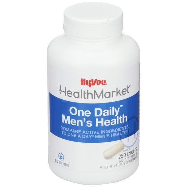 Hy-Vee Healthmarket One Daily Men'S Health Multivitamin Multimineral Supplement