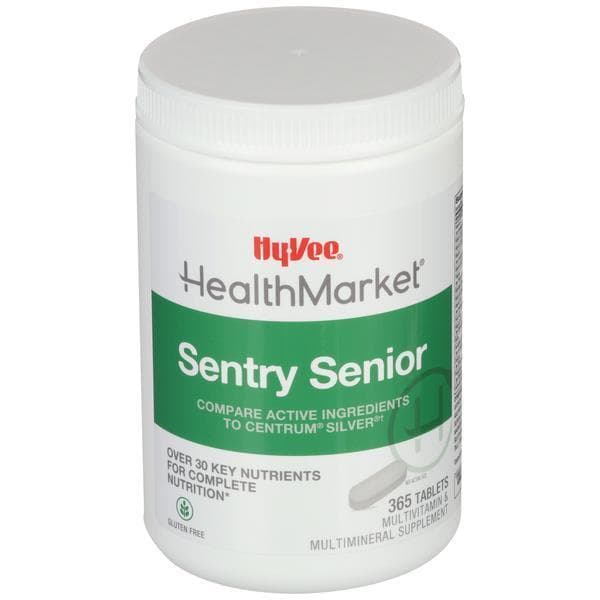 Hy-Vee Healthmarket Sentry Senior Adults 50+ Multivitamin & Multimineral Supplement