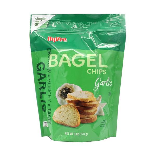 Hy-Vee Select Garlic Bagel Chips