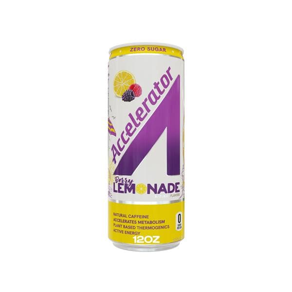 A Shoc Accelerator Berry Lemonade Energy Drink