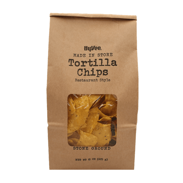 Hy-Vee Stone Ground Restaurant Style Tortilla Chips