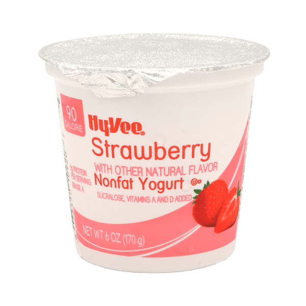 Hy-Vee Light Strawberry Nonfat Yogurt