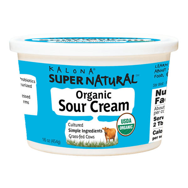 Kalona Supernatural Organic Sour Cream, Grass-Fed Cows
