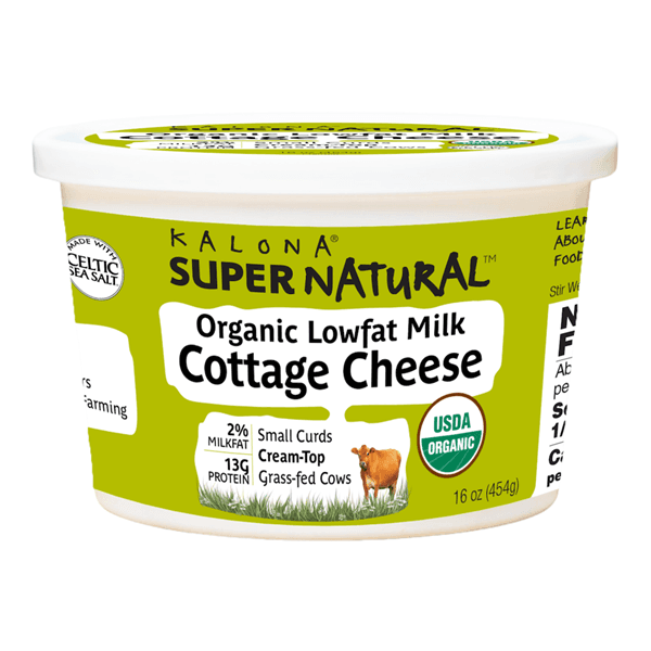 Kalona Supernatural Organic 2% Cottage Cheese, Grass-Fed Cows