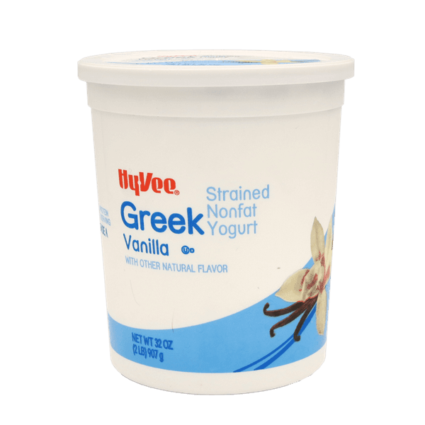 Hy-Vee Vanilla Strained Nonfat Greek Yogurt