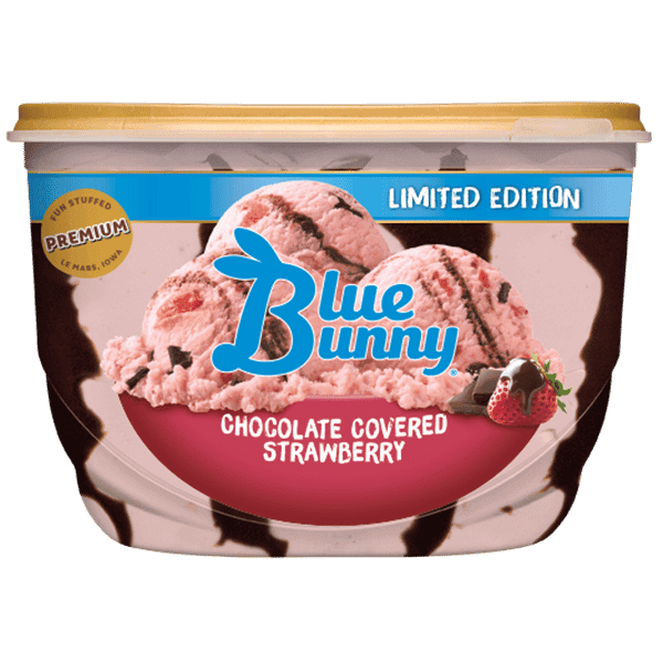 Blue Bunny Chocolate Covered Strawberry Dairy Dessert