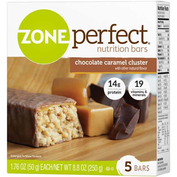 Zone Perfect Chocolate Caramel Cluster Nutrition Bars