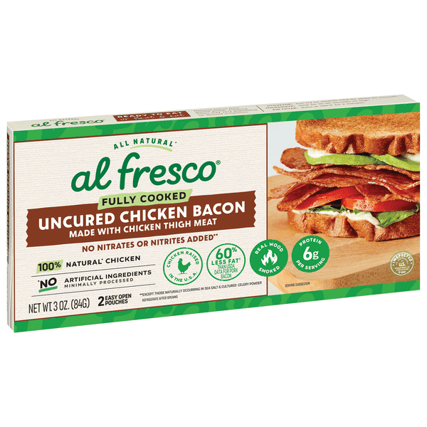 Al Fresco Original Uncured Chicken Bacon Fully Cooked