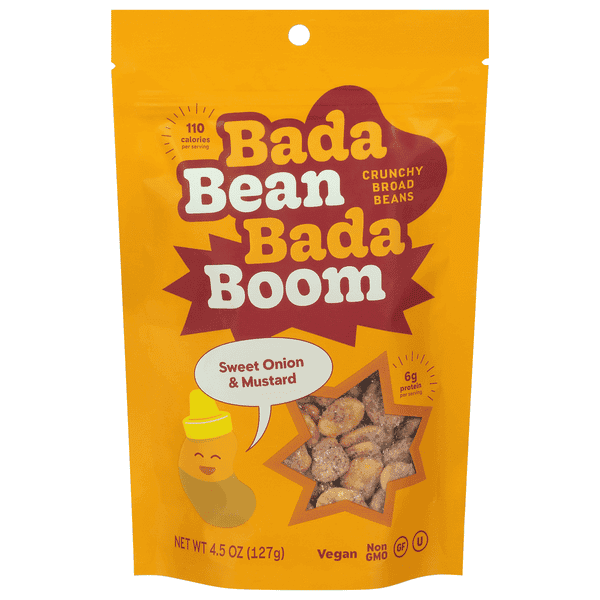 Bada Bean Bada Boom Sweet Onion & Mustard Crunchy Broad Beans
