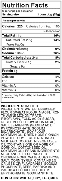 Hy-Vee Classic Corn Dogs