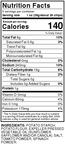 Hy-Vee Veggie Chips Potato Snacks