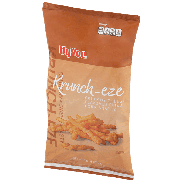 Hy-Vee Krunch-Eze Crunchy Cheese Flavored Fried Corn Snacks