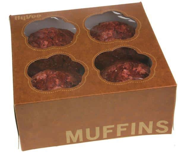 Loaded Jumbo Red Velvet Muffins