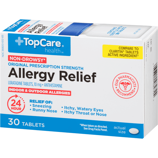 Topcare Allergy Relief Tablets Bonus