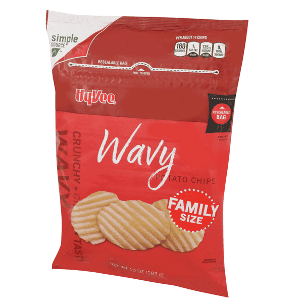 Hy-Vee Wavy Potato Chips Family Size
