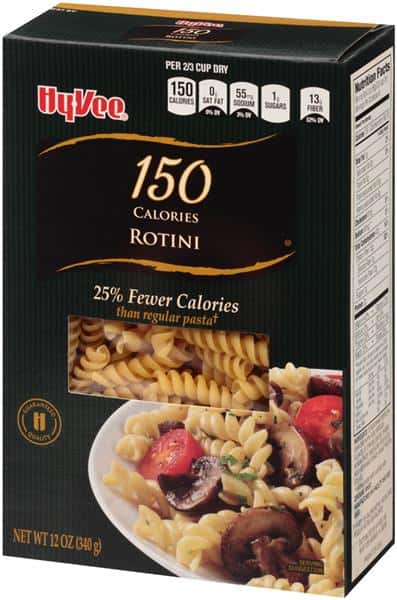 Hy-Vee 150 Calories Rotini