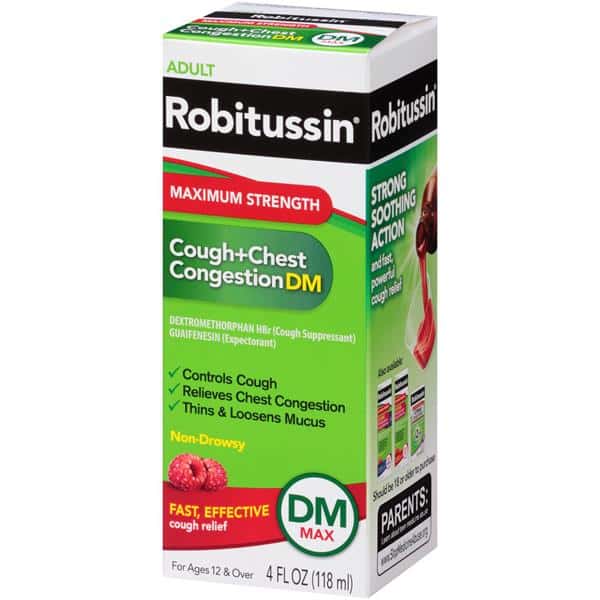 Robitussin Adult Maximum Strength Cough+Chest Congestion Dm