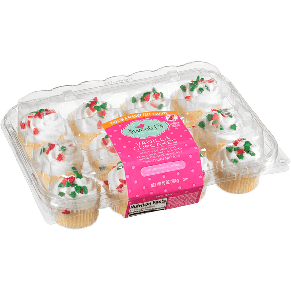 Sweet Ps Holiday Confetti Vanilla Mini Cupcakes
