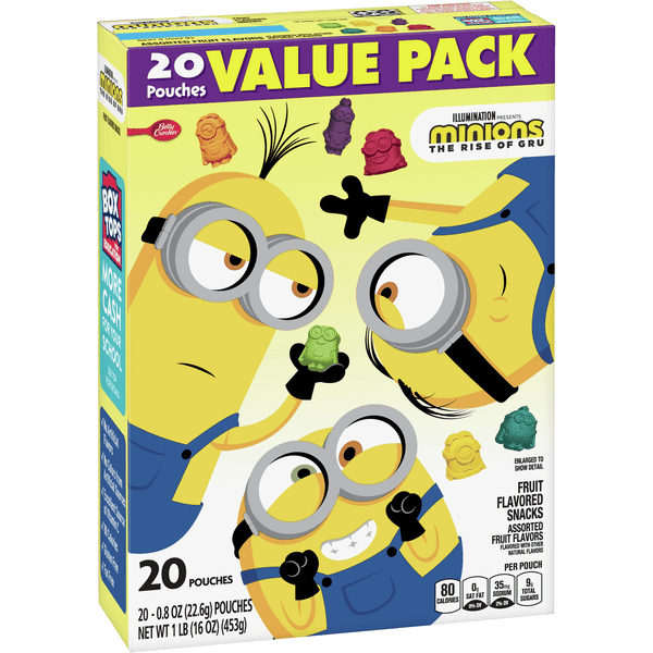 Betty Crocker Minions Fruit Snacks 20