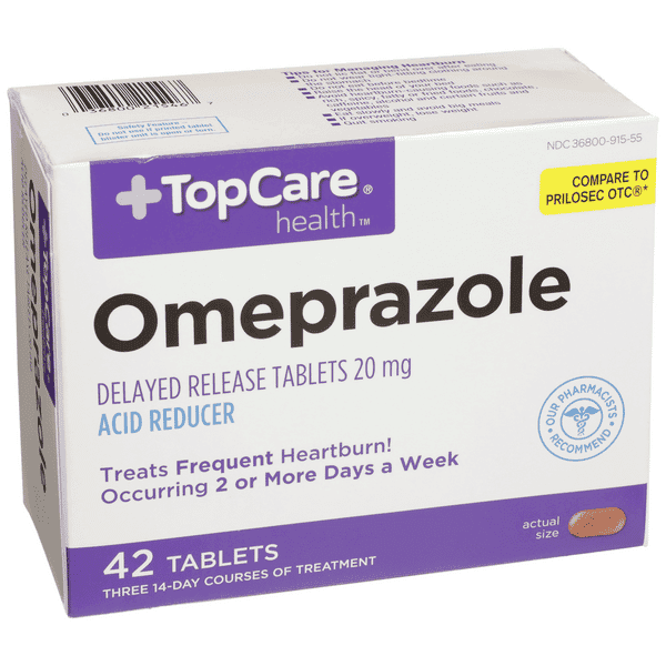 Topcare Omeprazole Acid Reducer Tablets 3-14 Day Course