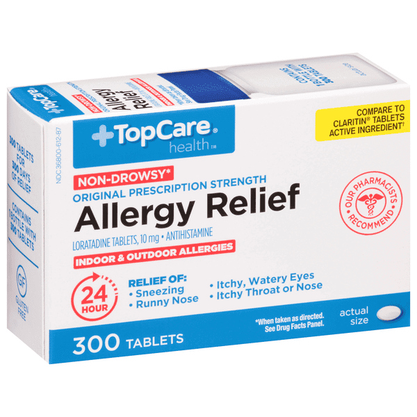 Topcare Loratadine Allergy 24 Hour
