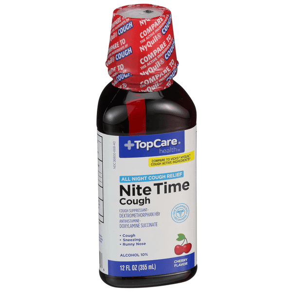 Topcare Nite Time Cough Cherry Flavor