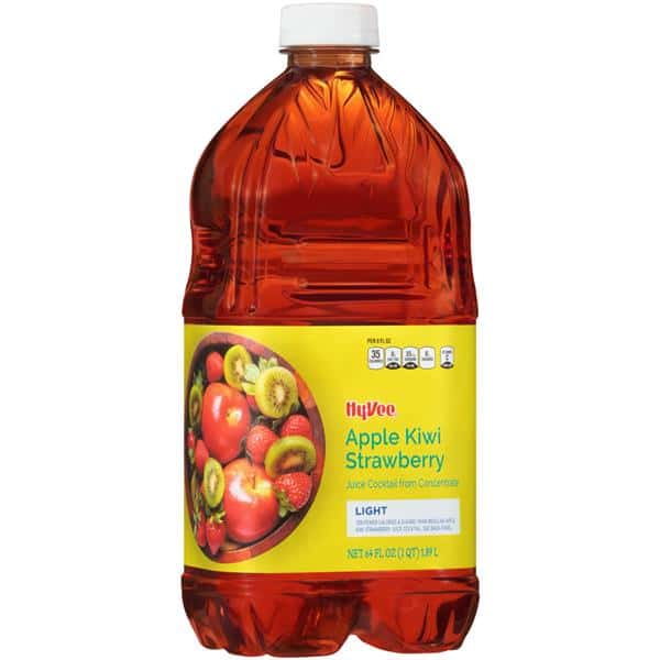 Hy-Vee Light Apple Kiwi Strawberry Juice Cocktail