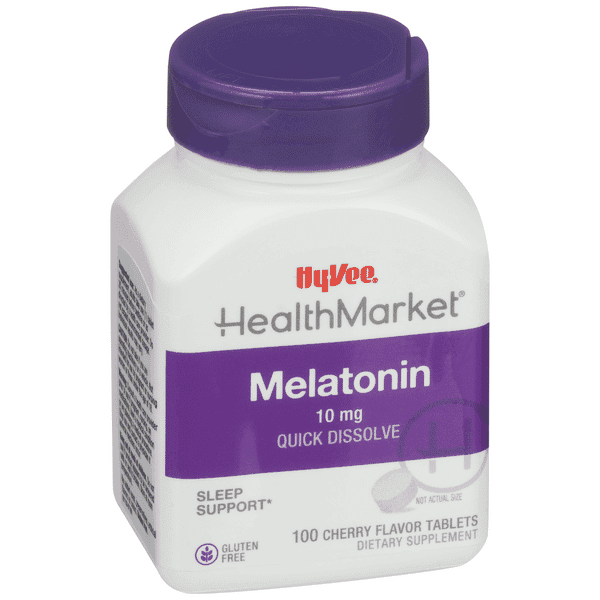 Hy-Vee Healthmarket Melatonin Dietary Supplement