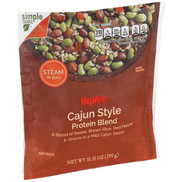 Hy-Vee Cajun Style Protein Blend Steam In Bag