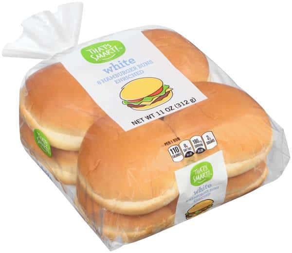 That'S Smart! White Hamburger Buns