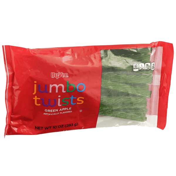 Hy-Vee Jumbo Green Apple Twists
