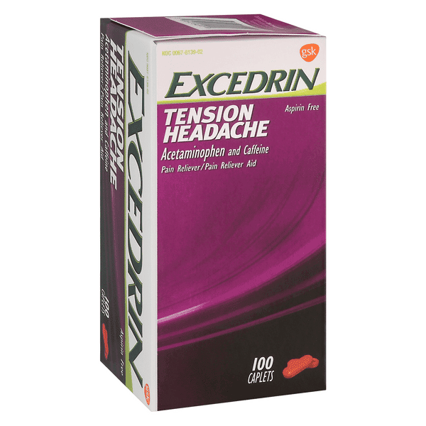 Excedrin Tension Headache Pain Reliever Caplets