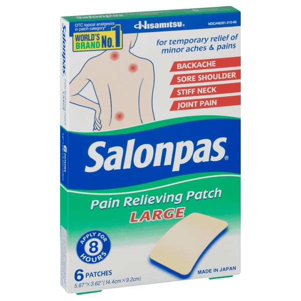Hisamitsu Salonpas Pain Relieving Patch Large