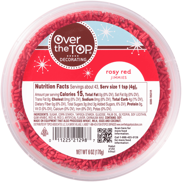 Over The Top Rosy Red Sprinkles