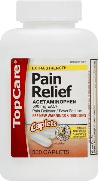 Topcare Extra Strength Pain Relief Caplets